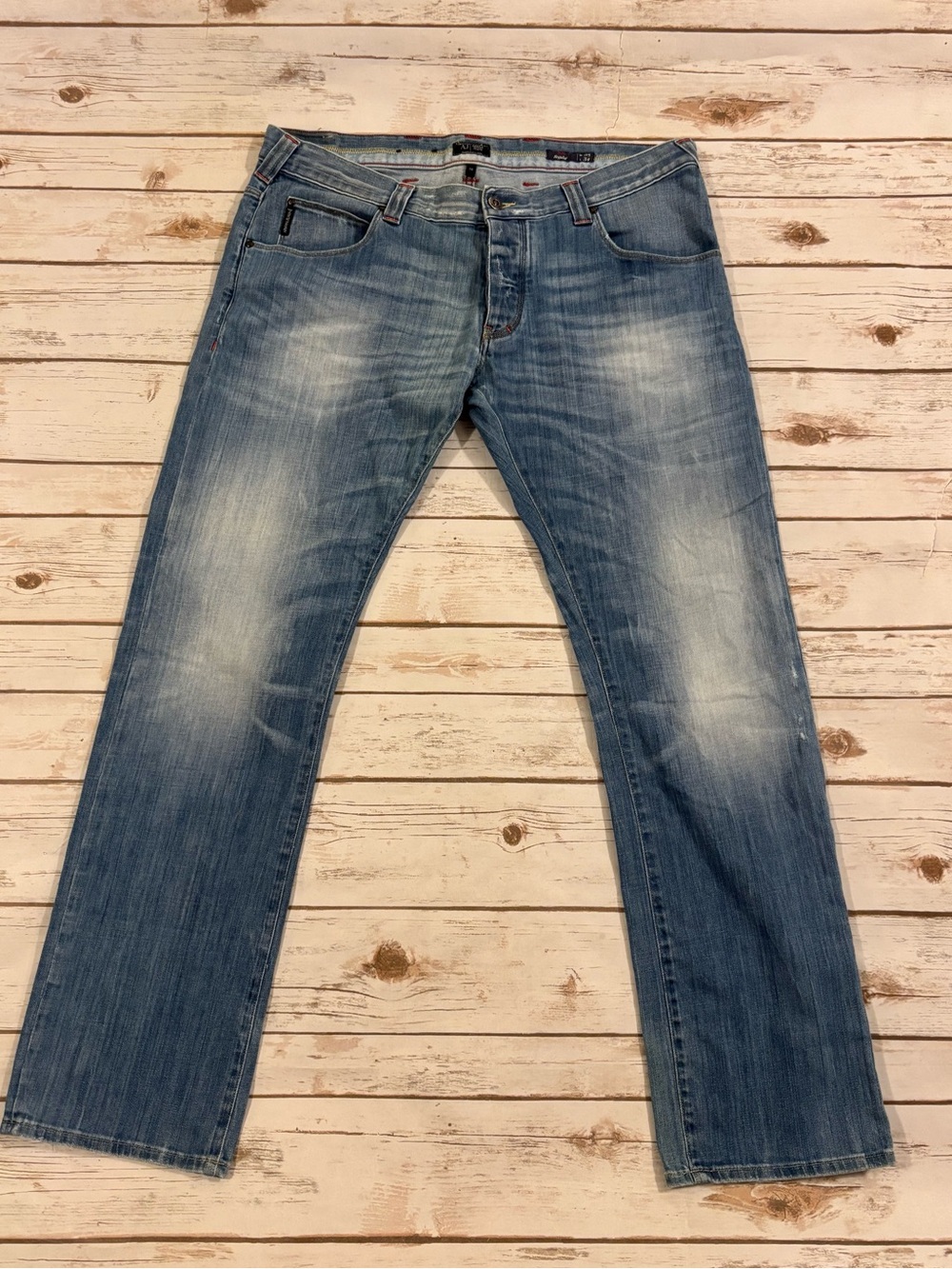 Armani J08 Regular Button Fly Jeans Size 38